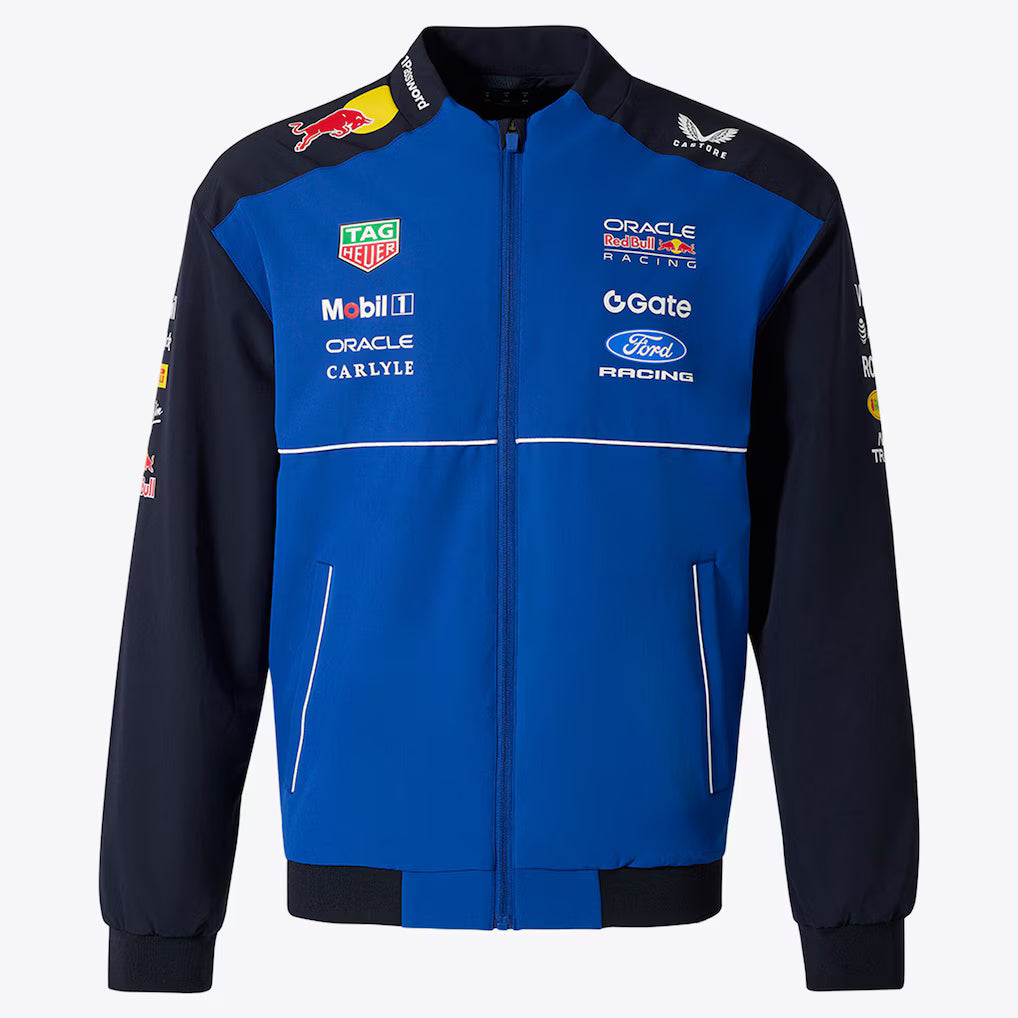 Red Bull Racing F1 Team 2026 Bomber Jacket Unisex - Night Sky / Surf The Web