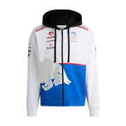 Visa Cash App RB F1 Full Zip Hooded Sweater Unisex - White