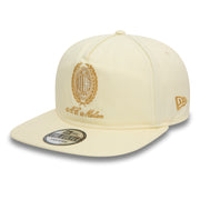 AC Milan Heritage Gold Golfer Cap Adults - Chalk White