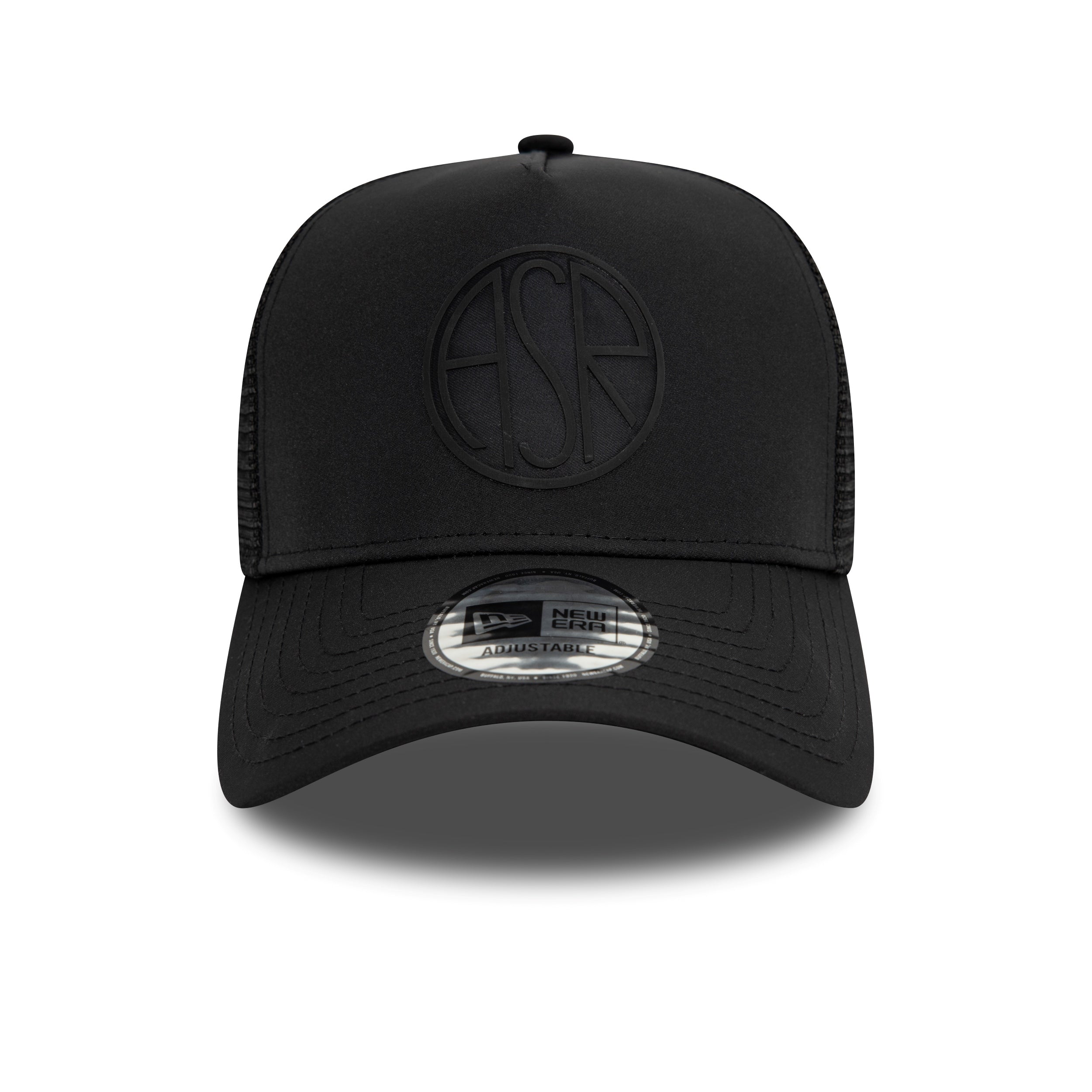 AS Roma ASR Featherweight Poly Trucker Cap Adults - Black