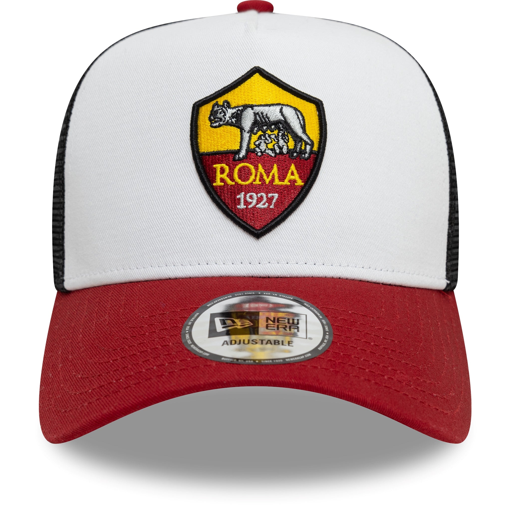 AS Roma Core Trucker Cap Adults - White/Red
