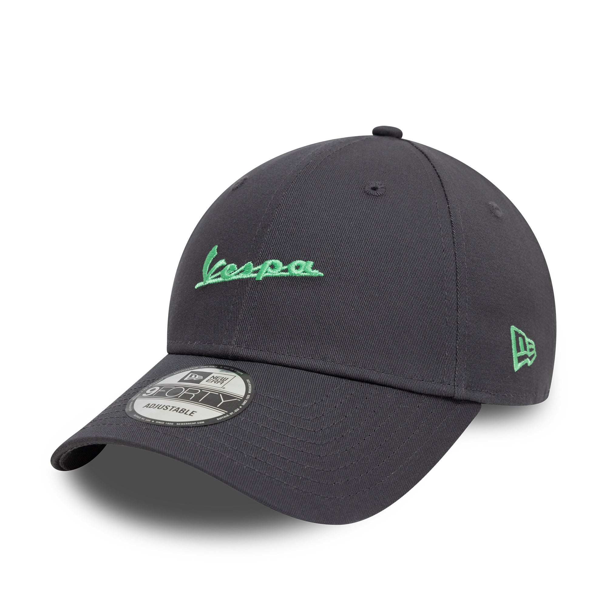 Vespa Side Print 9Forty Cap Adults - Dark Grey/Teal