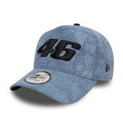 VR46 Pattern Cord Trucker Cap Adults - Blue