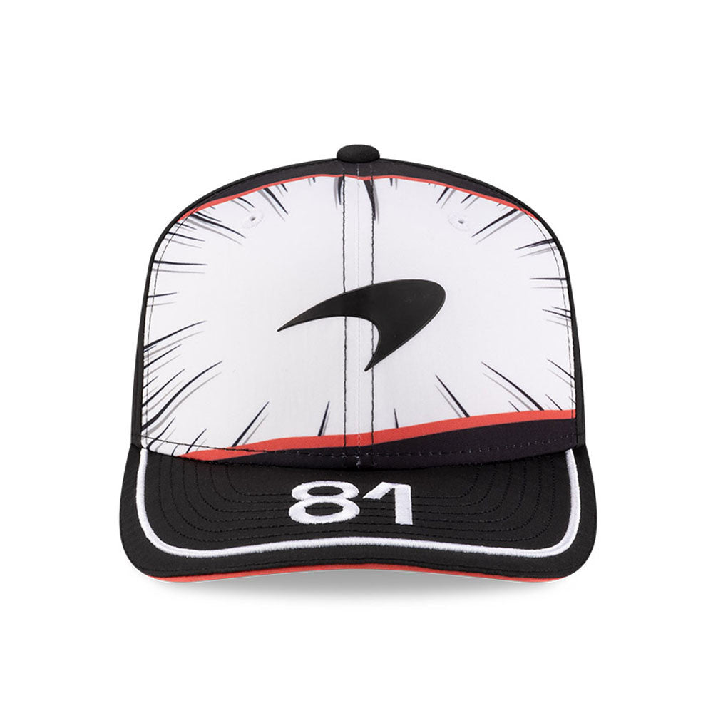 McLaren Racing F1 Team 2025 Japan Oscar Piastri 9Seventy Cap Stretch Snap Adults - Black