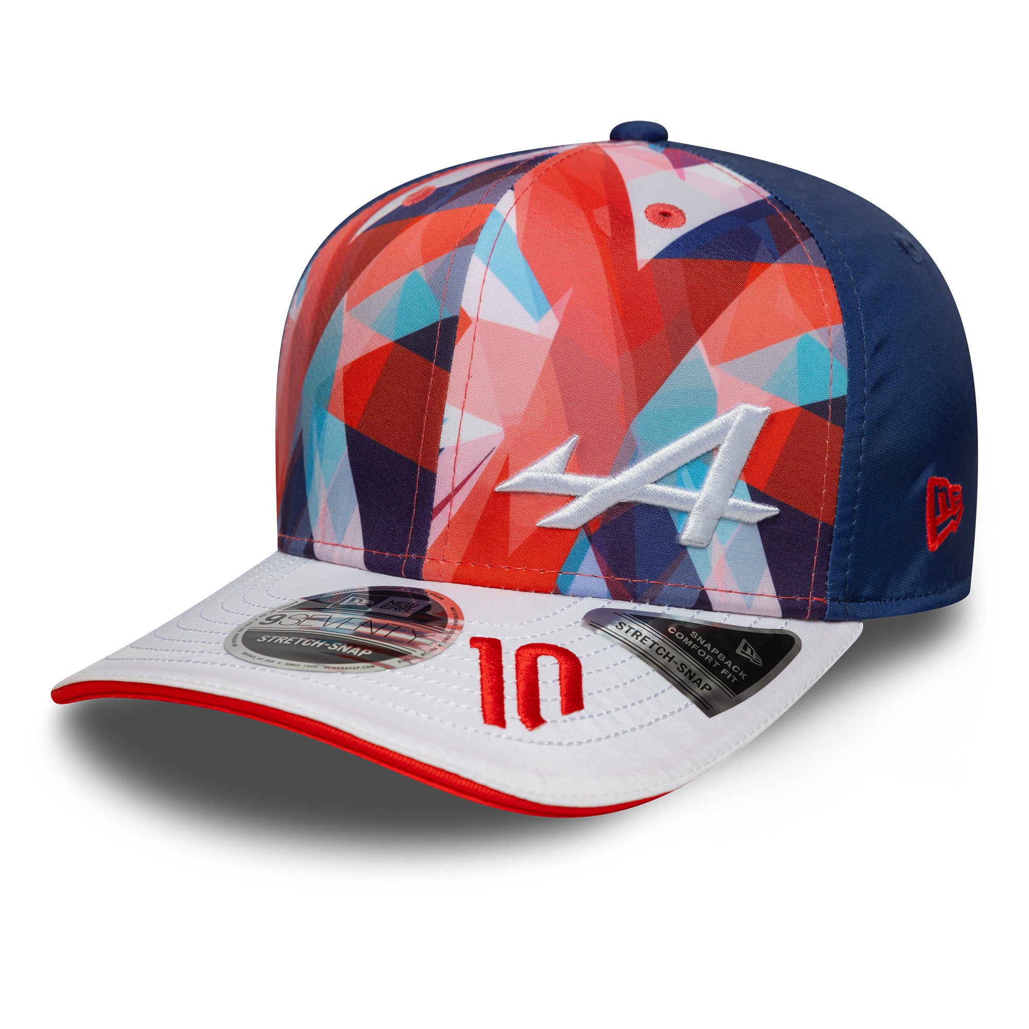 Alpine F1 Team 2025 Pierre Gasly Silverstone 9Seventy Cap Stretch Snap Adults - White
