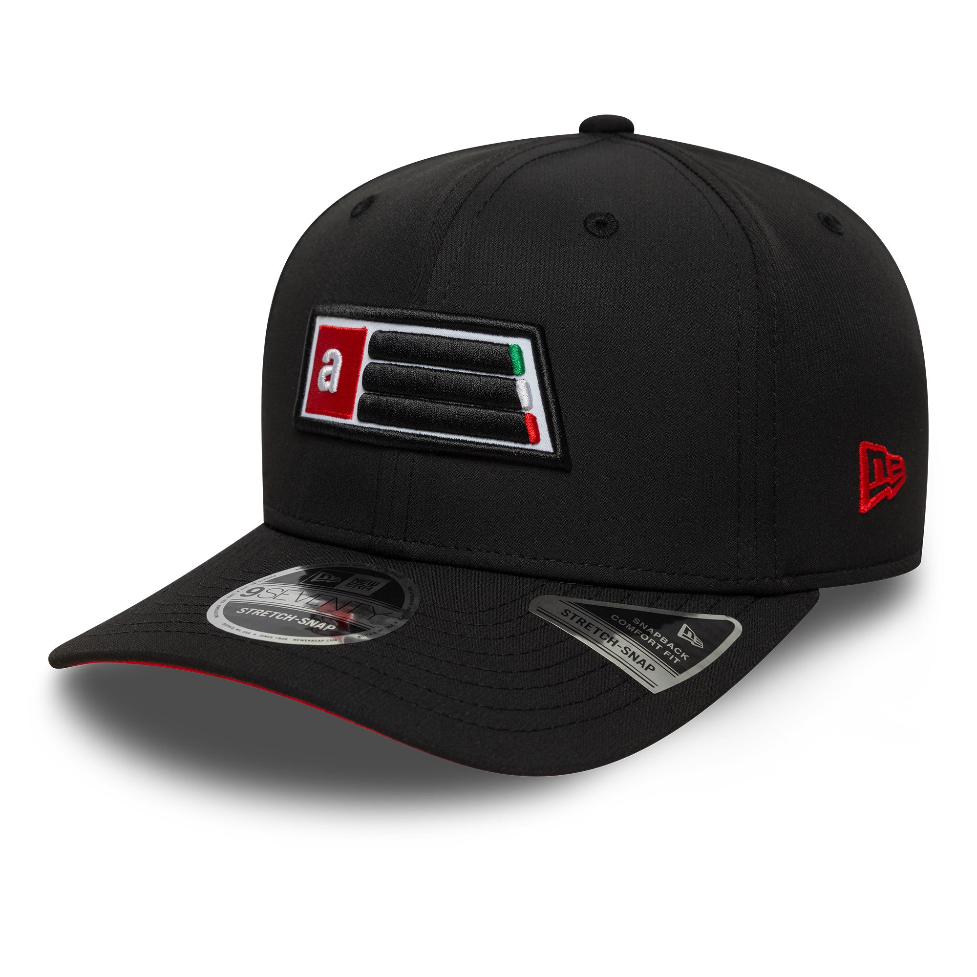 Aprilia Patch 9Seventy Cap Stretch Snap Adults - Black