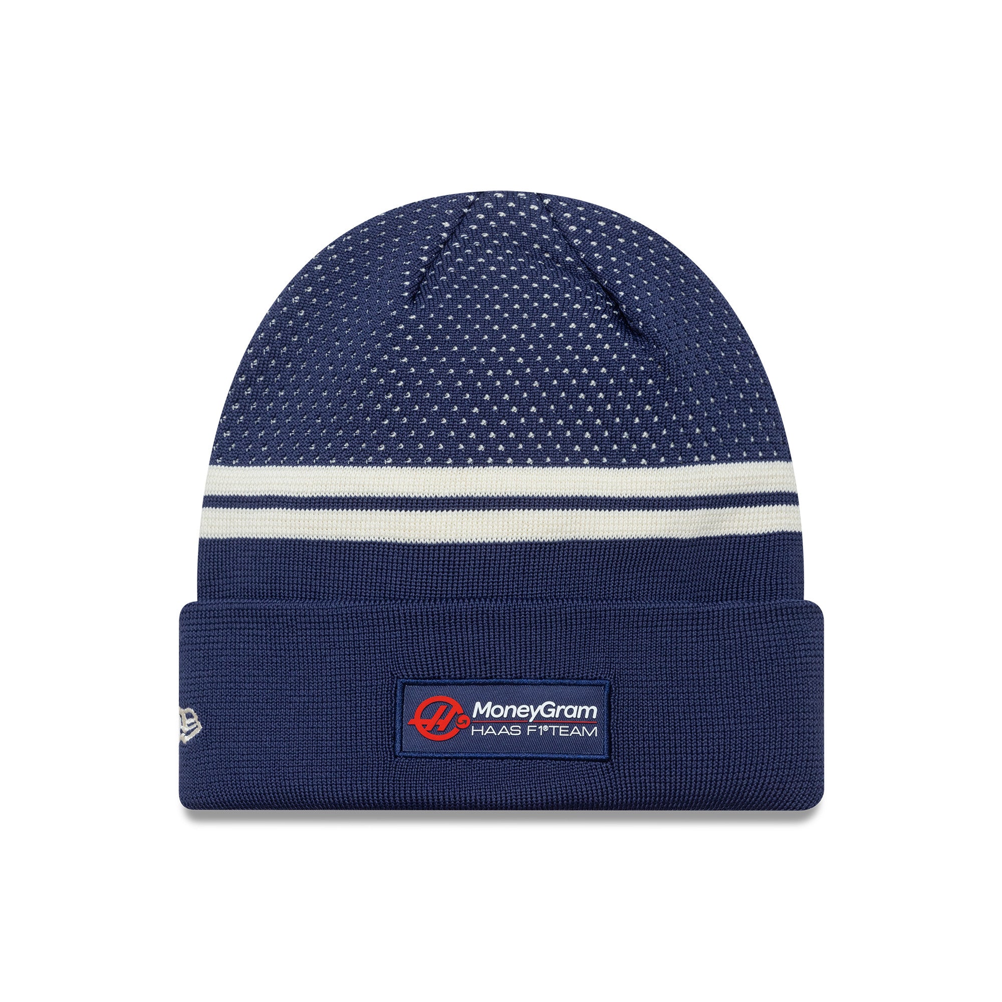 Haas F1 Engineered Cuff Beanie Adults - Light Navy