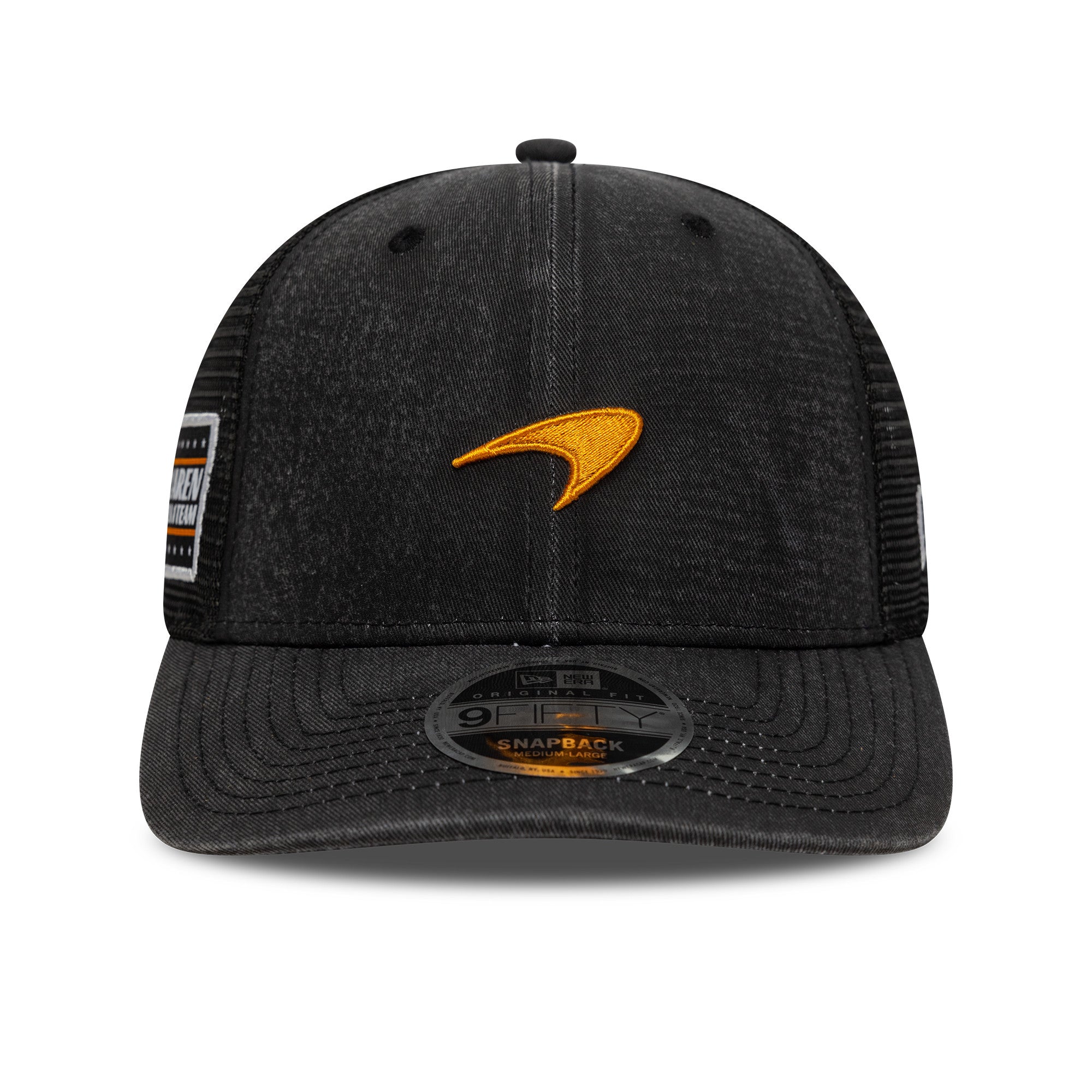 McLaren Racing F1 Washed 9Fifty Cap Pre Curve Adults - Black