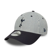 Tottenham Hotspur Contrast Pinstripe 9Forty Cap Adults - Ivory/Navy