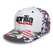 Aprilia Austin 9Seventy Cap Stretch Snap Adults - White