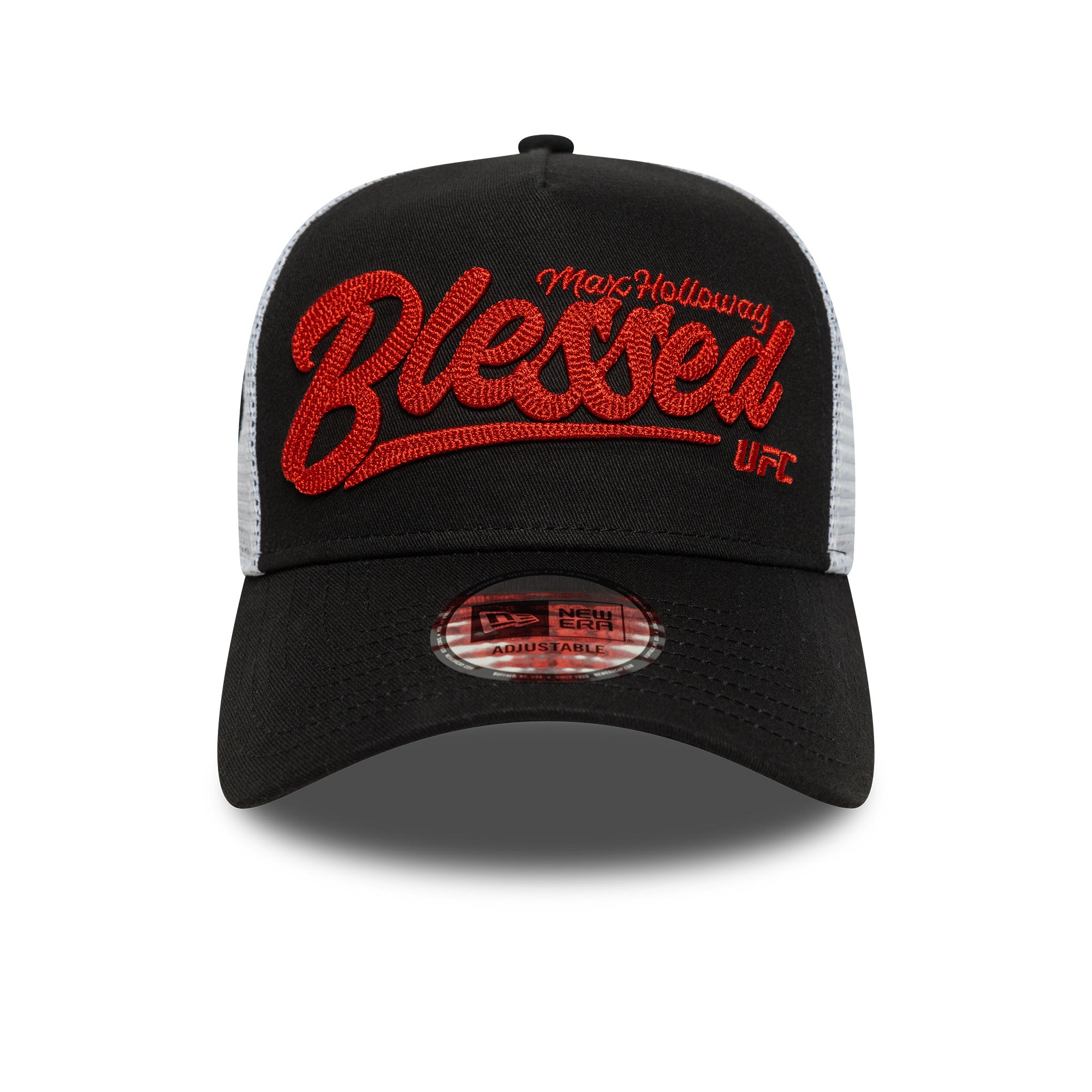 UFC Max Holloway Trucker Cap Adults - Black/Scarlet