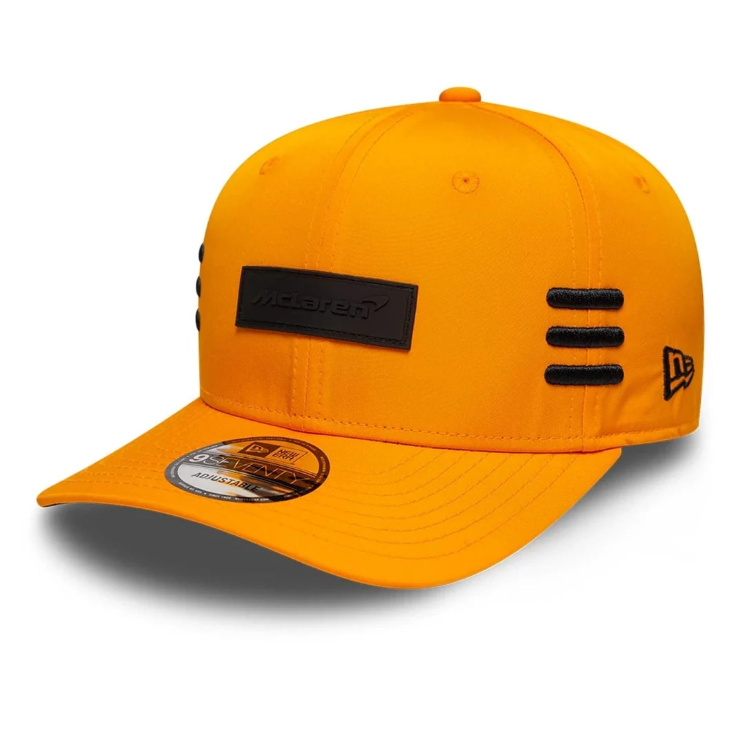 Mclaren Auto P18 Stripe 9Seventy Cap Stretch Snap Adults - Papaya