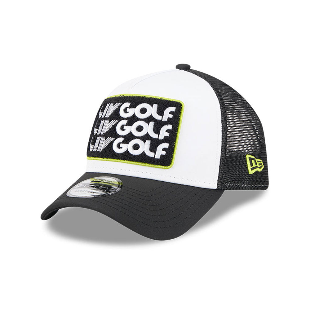 LIV Golf 2025 9Forty A-Frame Patch Adults - White