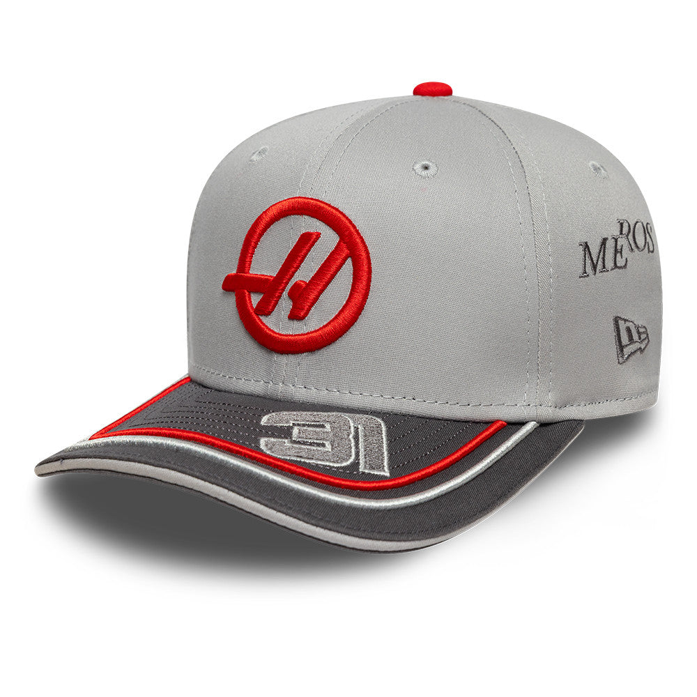 Haas F1 Estaban Ocon 200TH Race 9Seventy Cap Stretch Snap Adults - Dark Grey