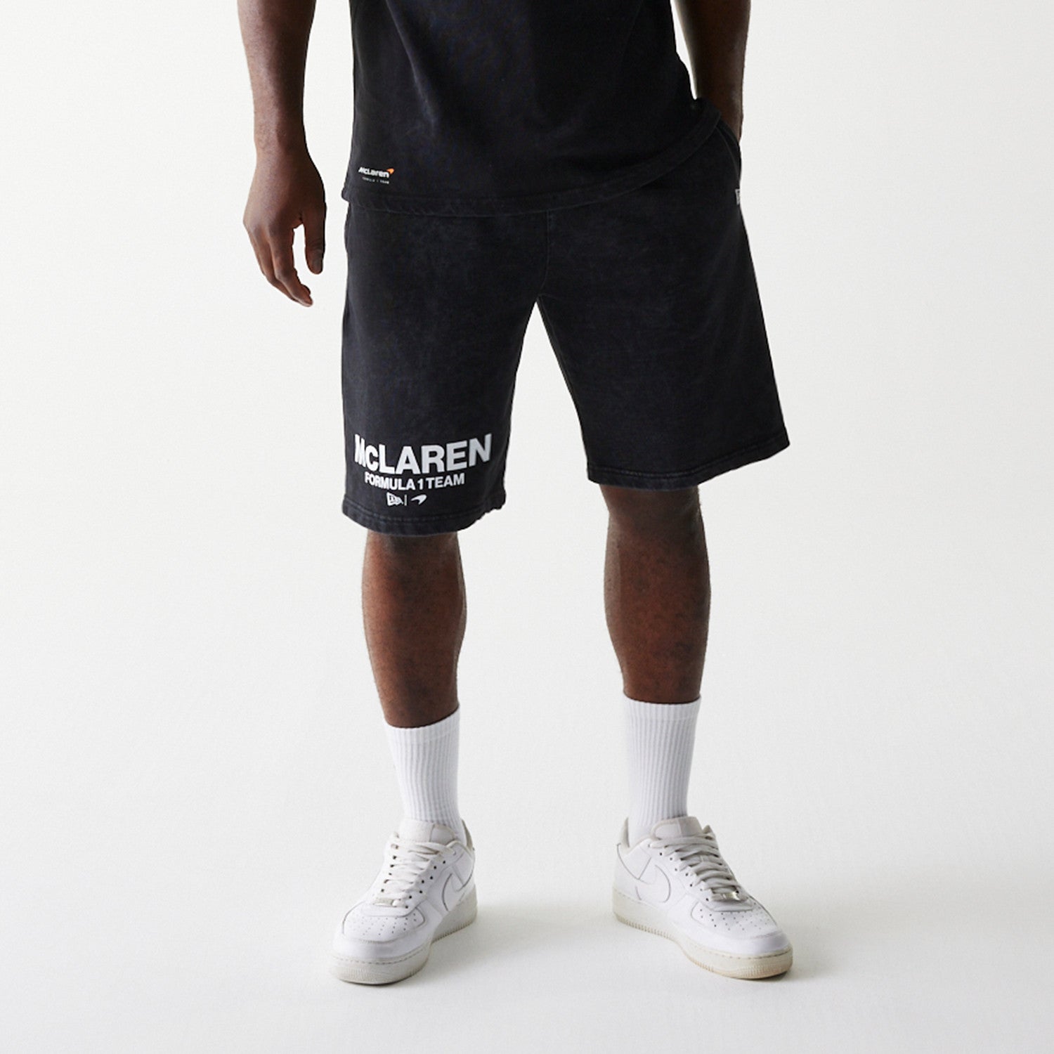 McLaren Racing F1 Word Mark Oversized Shorts Adults - Black