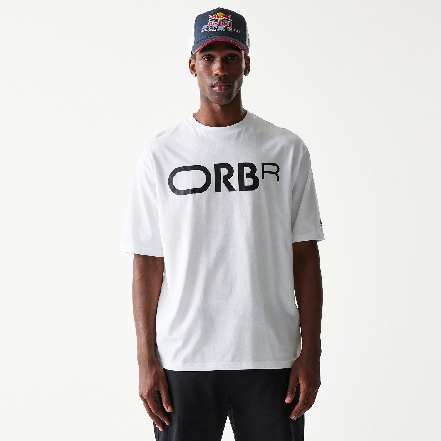 Red Bull Racing F1 Car Graphic Oversized Tee Adults - White