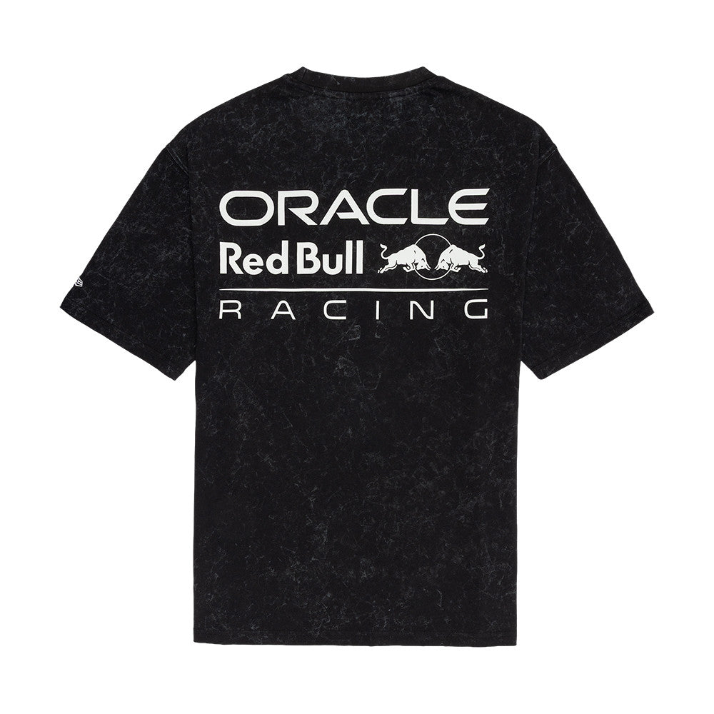 Red Bull Racing F1 Linear Graphic Oversized Tee Adults - Black