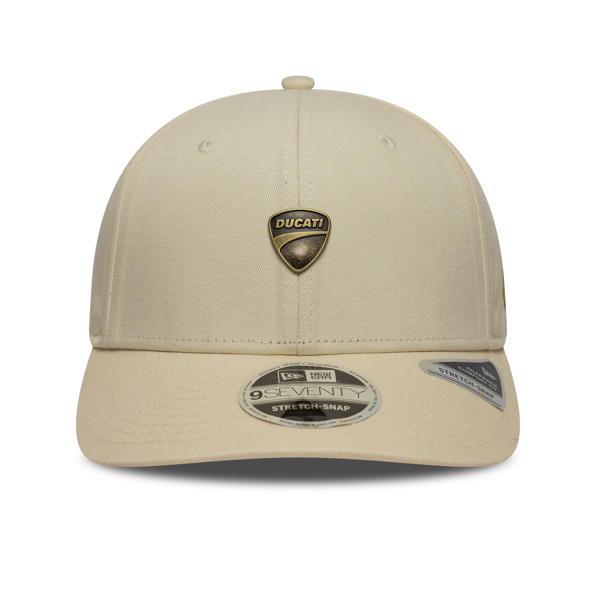 Ducati Seasonal 9Seventy Cap Stretch Snap Adults - Light Cream