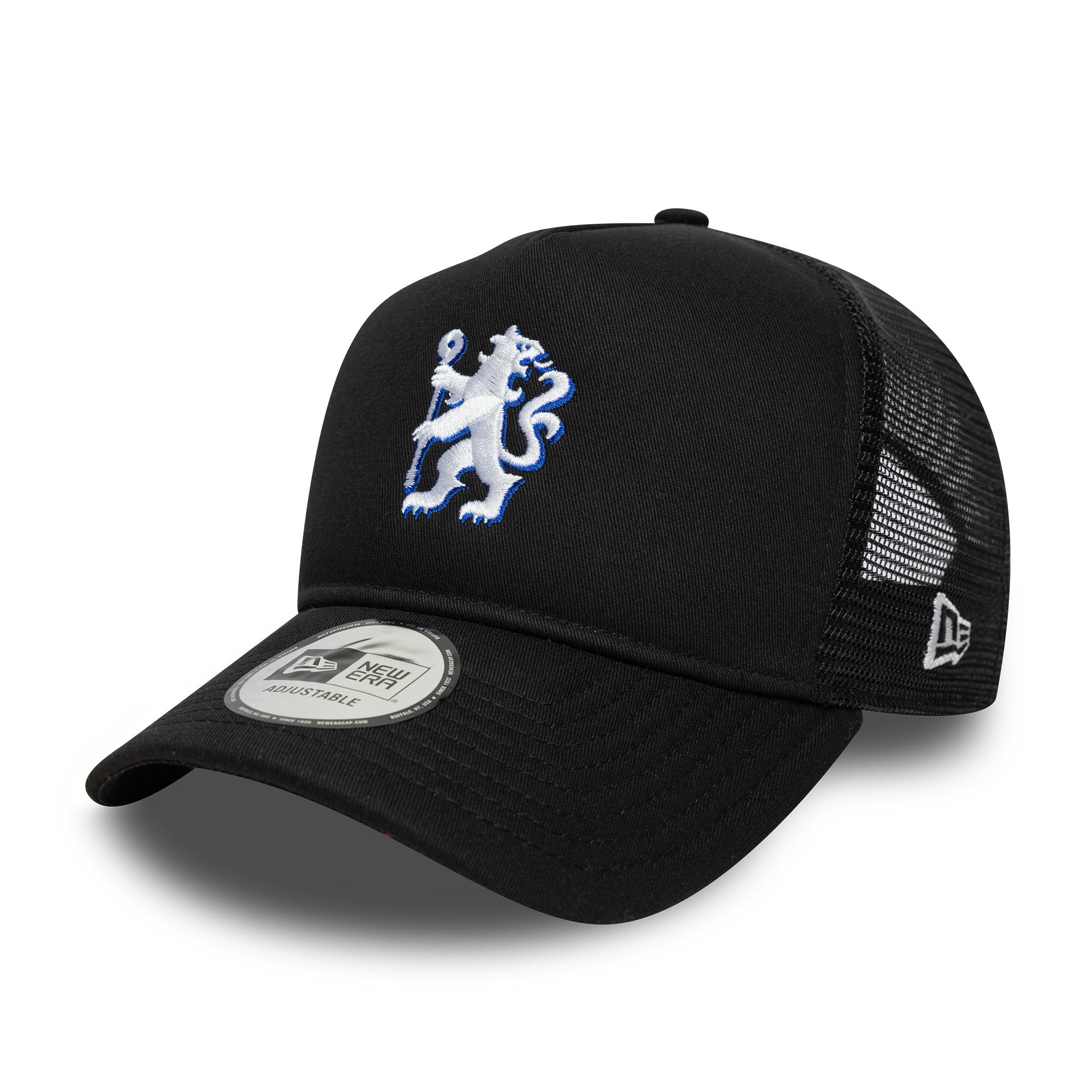 Chelsea FC Patch Trucker Cap Adults - Black