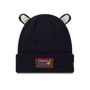 Red Bull Racing F1 Kids Ears Knit Beanie - Night Sky