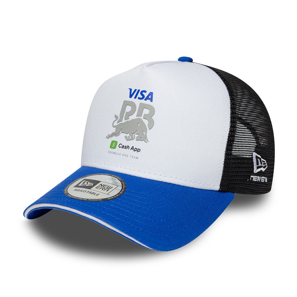 Visa Cash App RB F1 Essential Trucker Cap Adults - White/Bright Blue