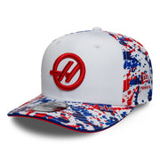 Haas F1 Team 2026 Silverstone 9Seventy Cap Stretch Snap Adults - White