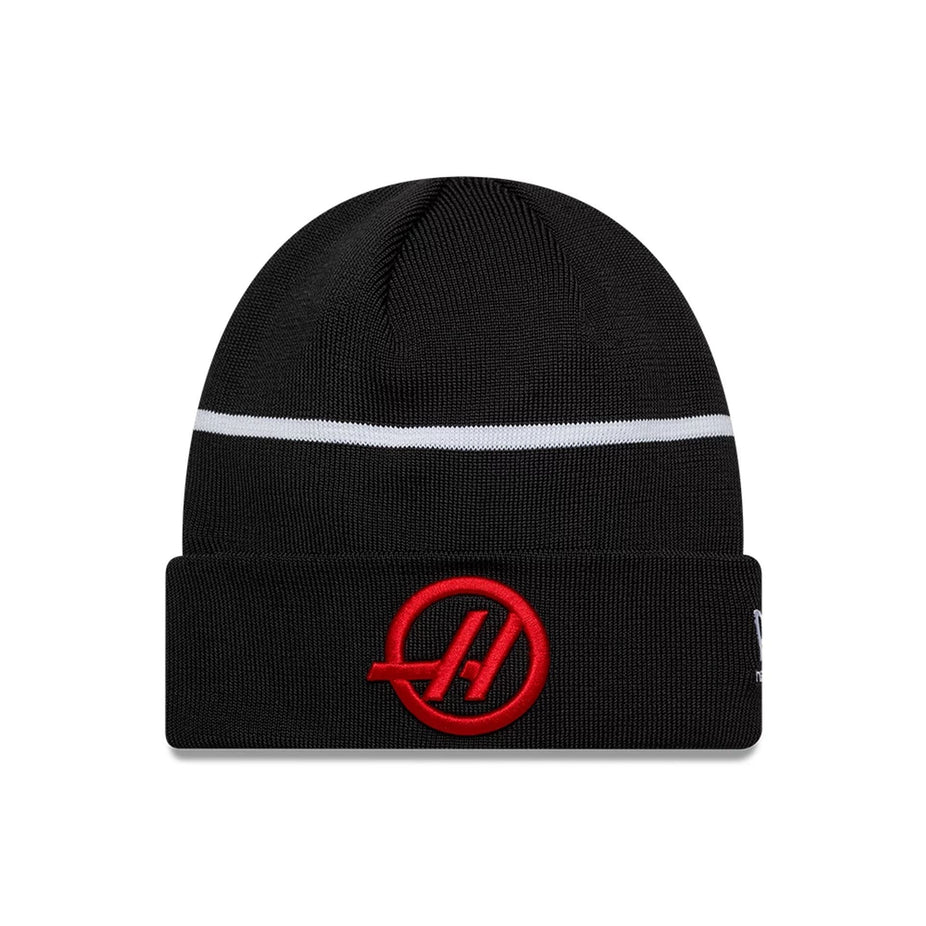 Haas F1 Estaban Ocon Cuff Beanie Adults - Black