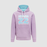 F1 Pastel Miami Hooded Sweat - Purple
