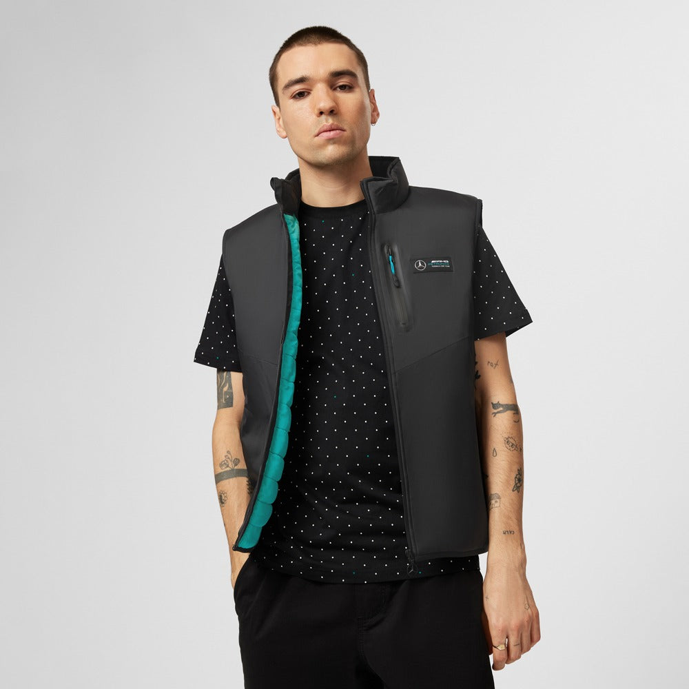 Mercedes AMG Petronas F1 Gilet Mens - Black