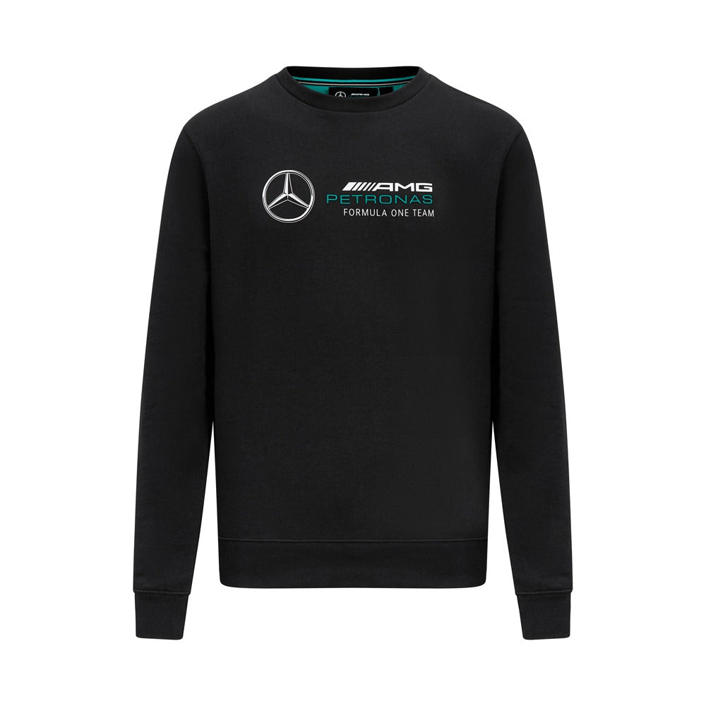 Mercedes AMG Petronas Crew Sweat Mens - Black