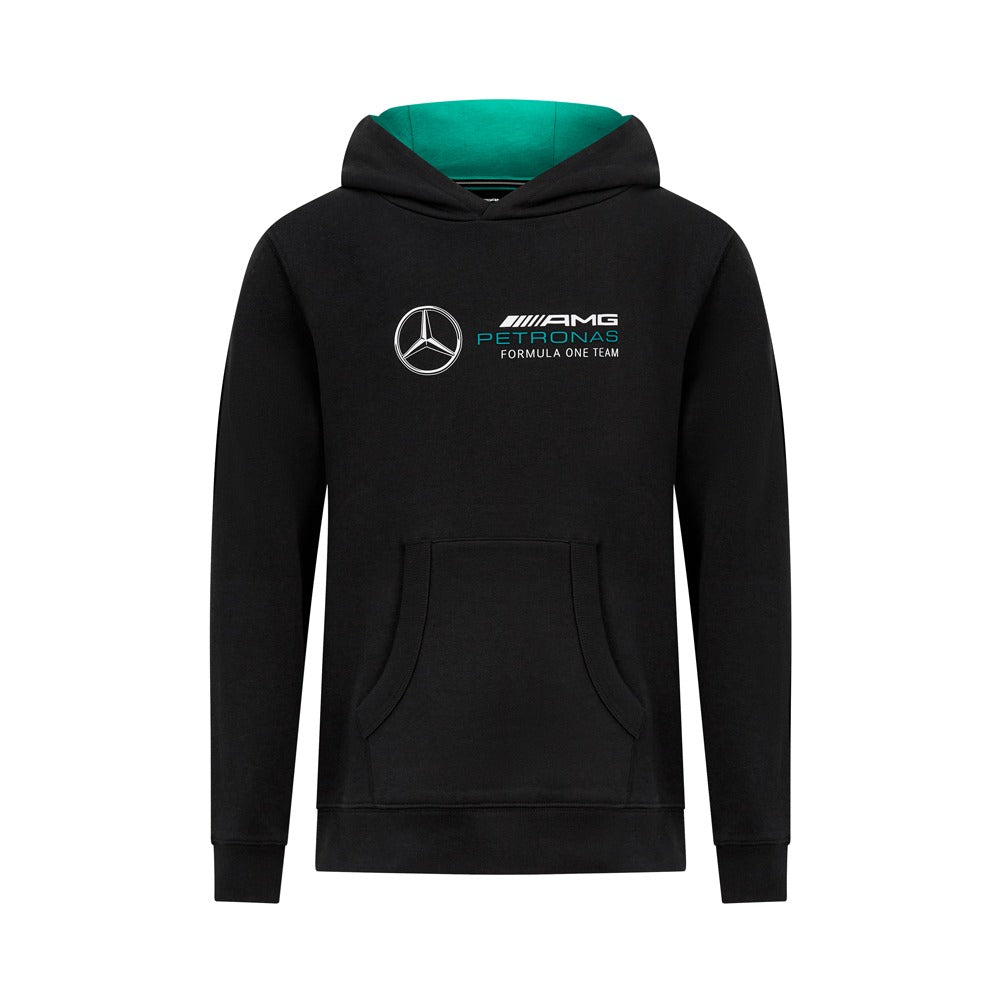 Mercedes AMG Petronas F1 Logo Hoody Kids - Black