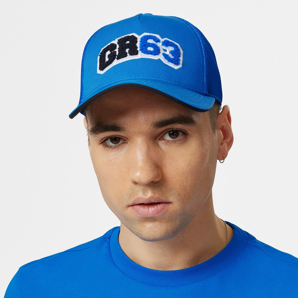 Mercedes AMG Petronas F1 George Russell Trucker Cap Unisex - Blue