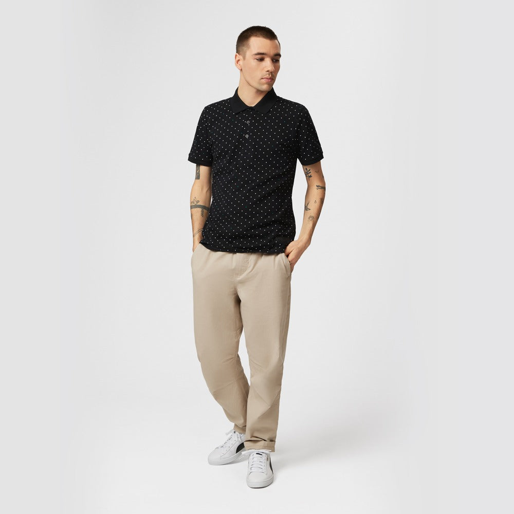 Mercedes AMG Petronas F1 Polka Dot Polo Mens - Black