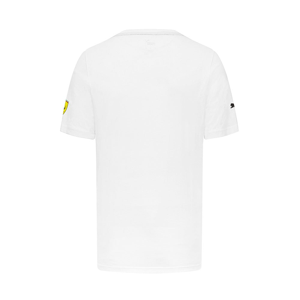 Scuderia Ferrari Driver Charles Leclerc Tee Mens - White