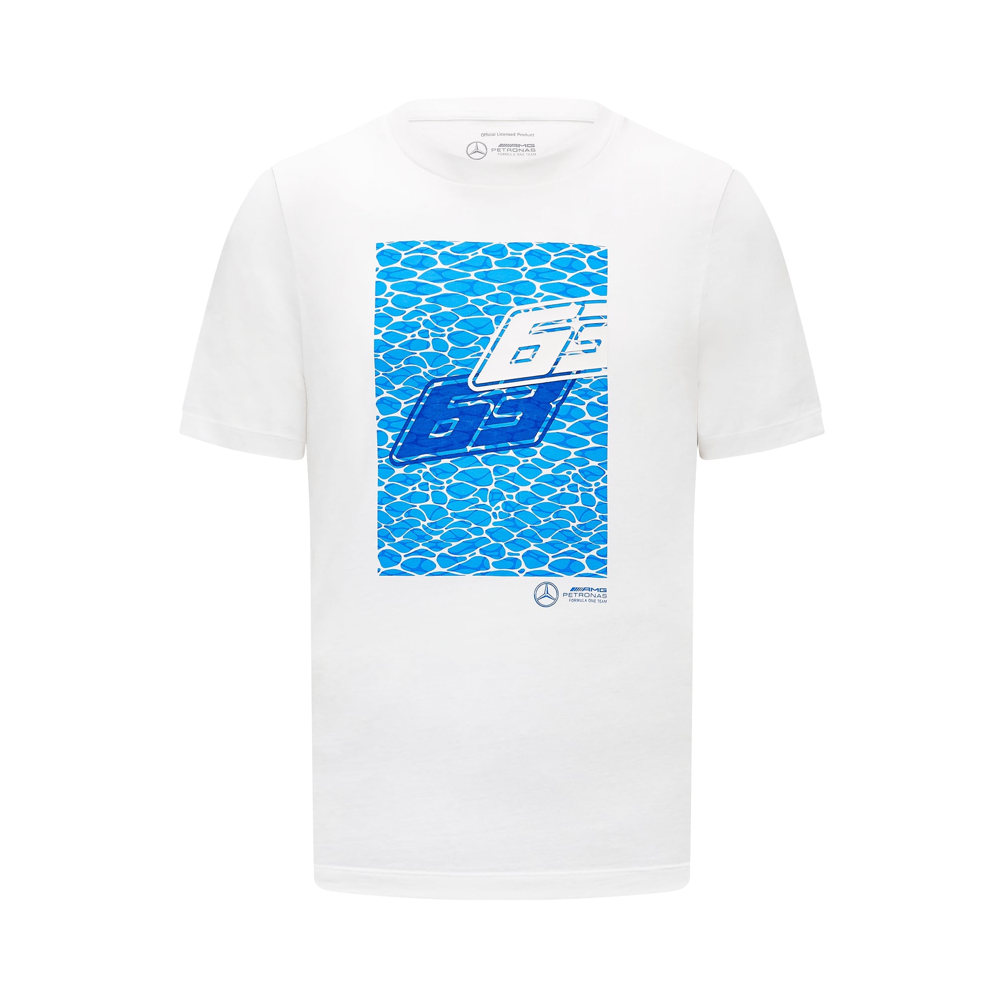 Mercedes Amg Petronas SE George Russell Tee No Diving Mens - White