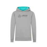 Mercedes AMG Petronas F1 Large Logo Hoodie Kids - Grey
