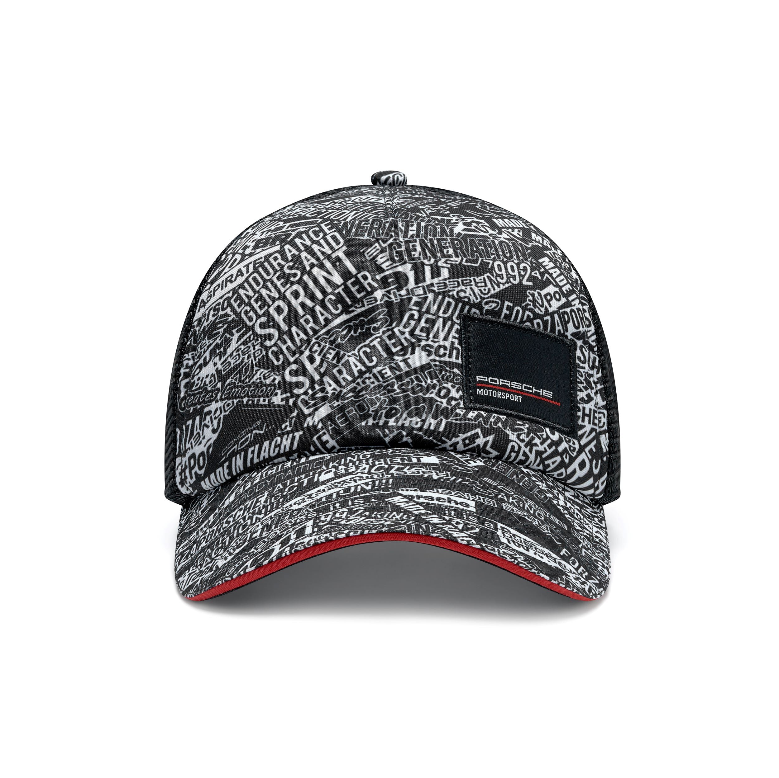Porsche Motorsport Quoted Trucker Cap Unisex - Black