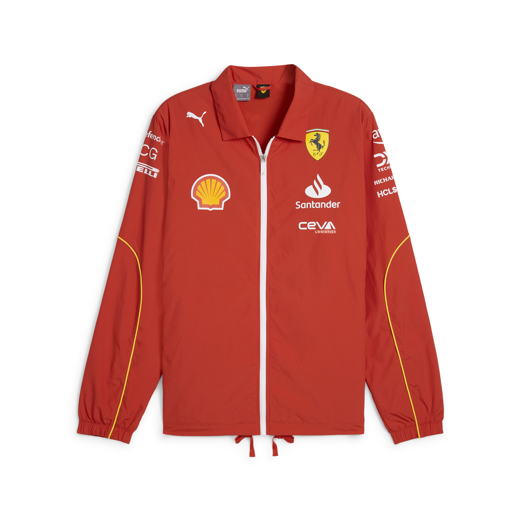 Scuderia Ferrari F1 Team 2024 Coach Jacket Mens - Burnt Red