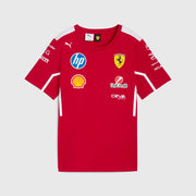 Scuderia Ferrari F1 Team 2025 Tee Kids - Dark Cherry
