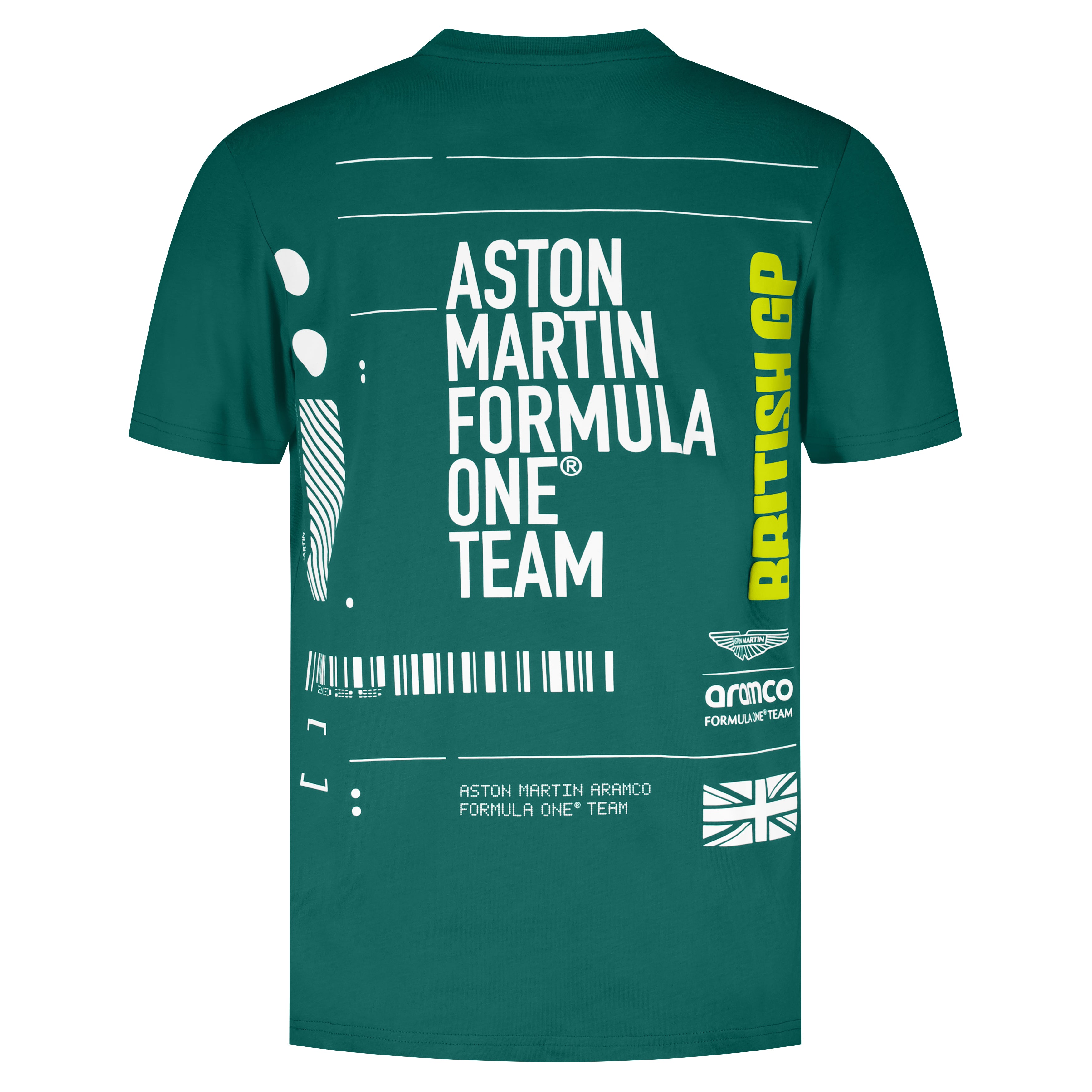 Aston Martin F1 Special Edition British GP Tee Mens - Podium Green
