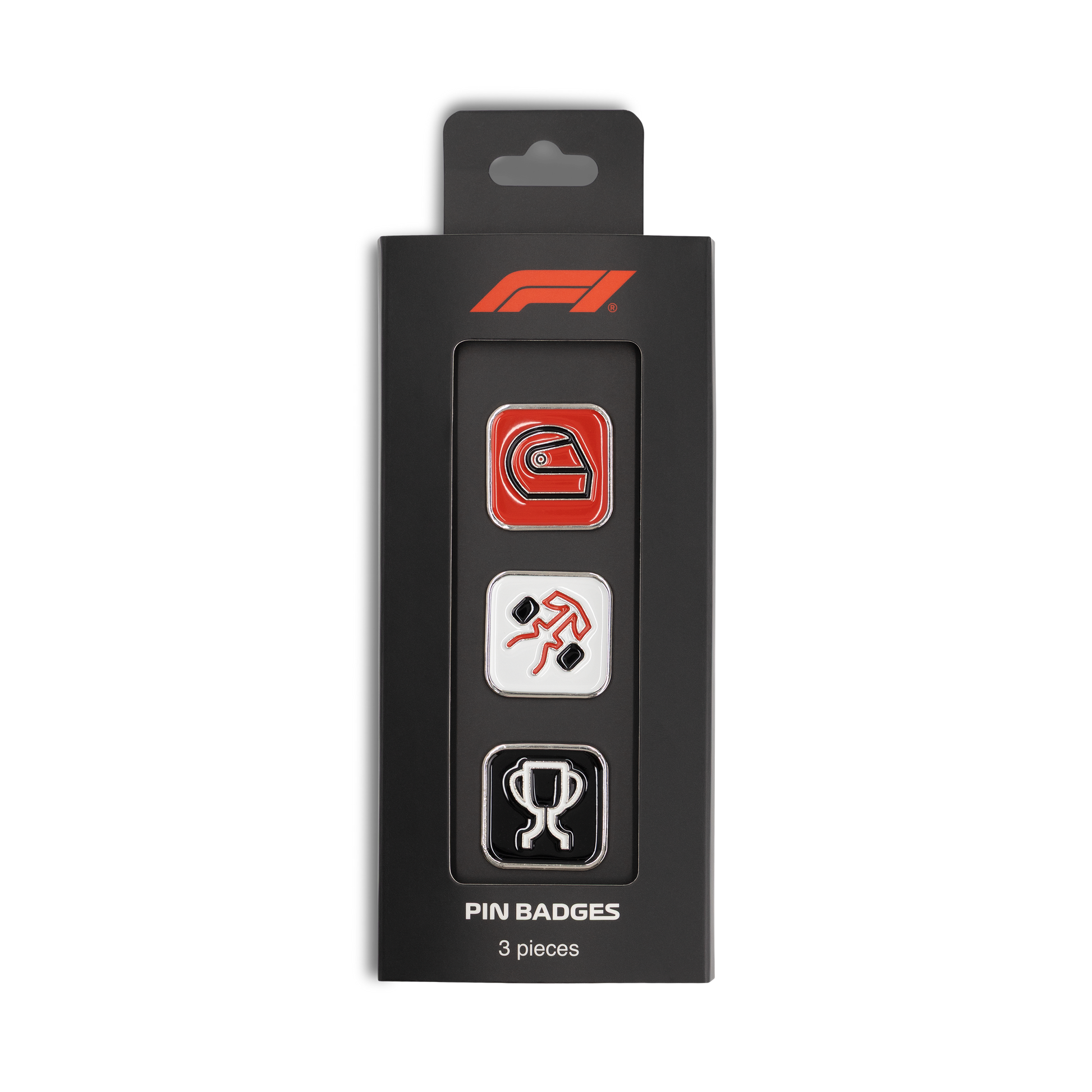 F1 Racing Pin Button F1 Pin Badges 3 Pack Unisex - Multicolour | TheRaceWorks
