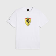 Scuderia Ferrari F1 Big Shield Tee Mens - White