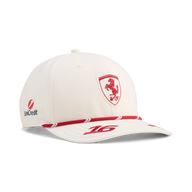 Scuderia Ferrari F1 Team 2026 Special Edition Monaco Leclerc Cap Unisex - Frosted Ivory