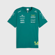 Aston Martin F1 Team 2026 Alonso Tee Mens - Green Lux
