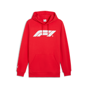 F1 Logo Hoodie Mens - Pop Red