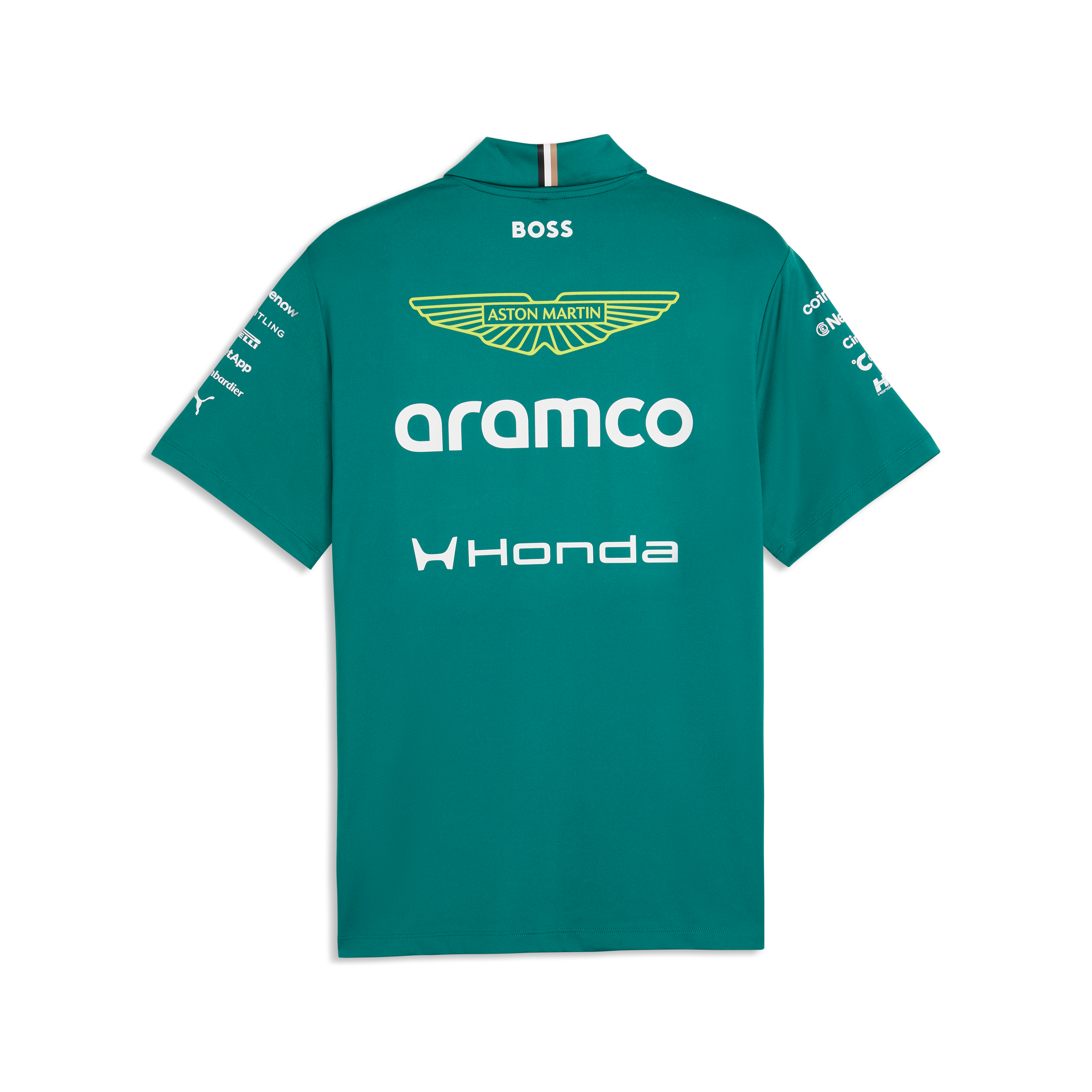 Aston Martin F1 Team 2026 Polo Mens - Green Lux