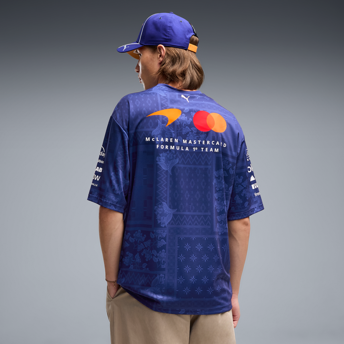 McLaren Racing F1 Team 2026 Special Edition Singapore Drivers Tee Adults - Midnight Indigo