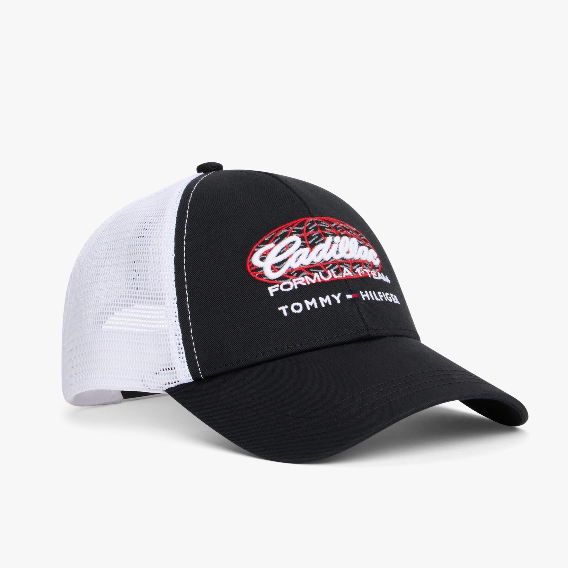 Cadillac F1 X Tommy Hilfiger RWB Black Cap Adults - Black/Optic White
