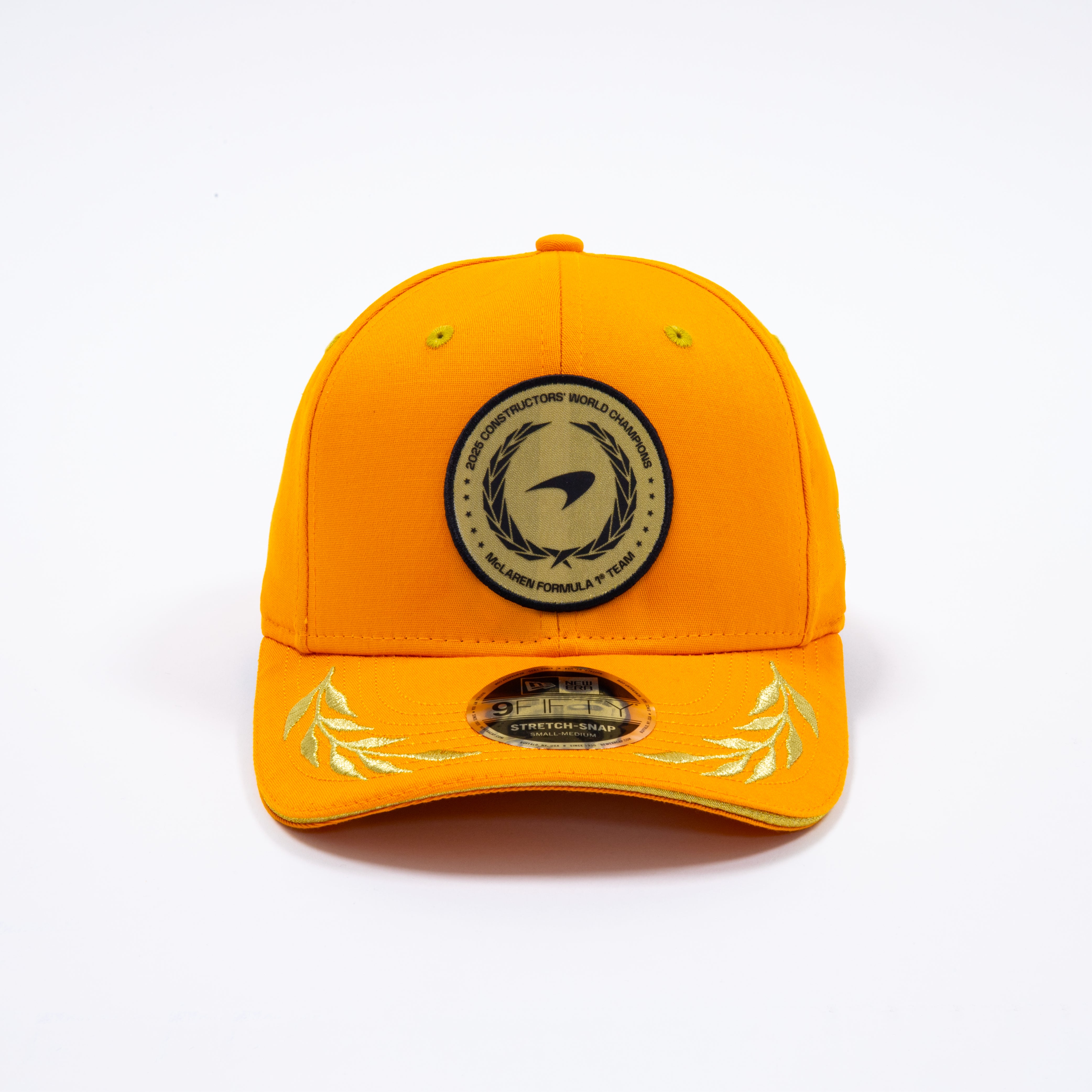 McLaren Racing F1 2025 Constructors Winner 9Fifty Cap Stretch Snap Adults - Papaya
