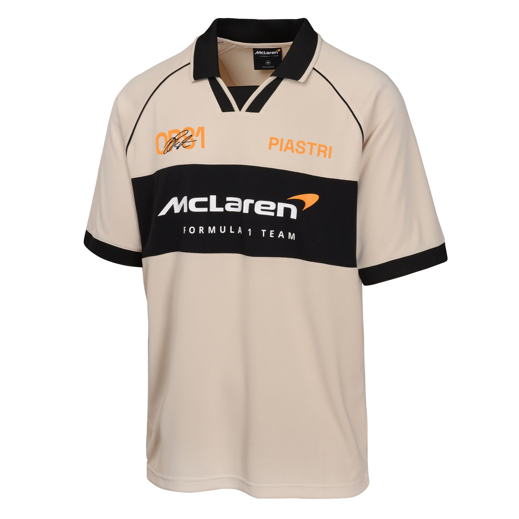McLaren Racing F1 Oscar Flying Fast Short Sleeve Tee Boys - Beige